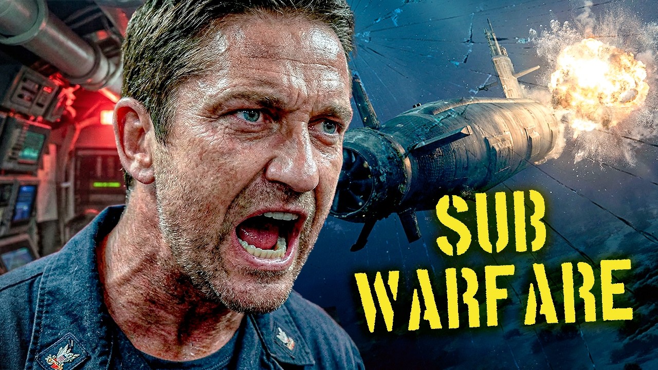 💥 GERARD BUTLER SUBMARINE BATTLE 💥 | Hunter Killer Naval Combat Scene | Action Reload