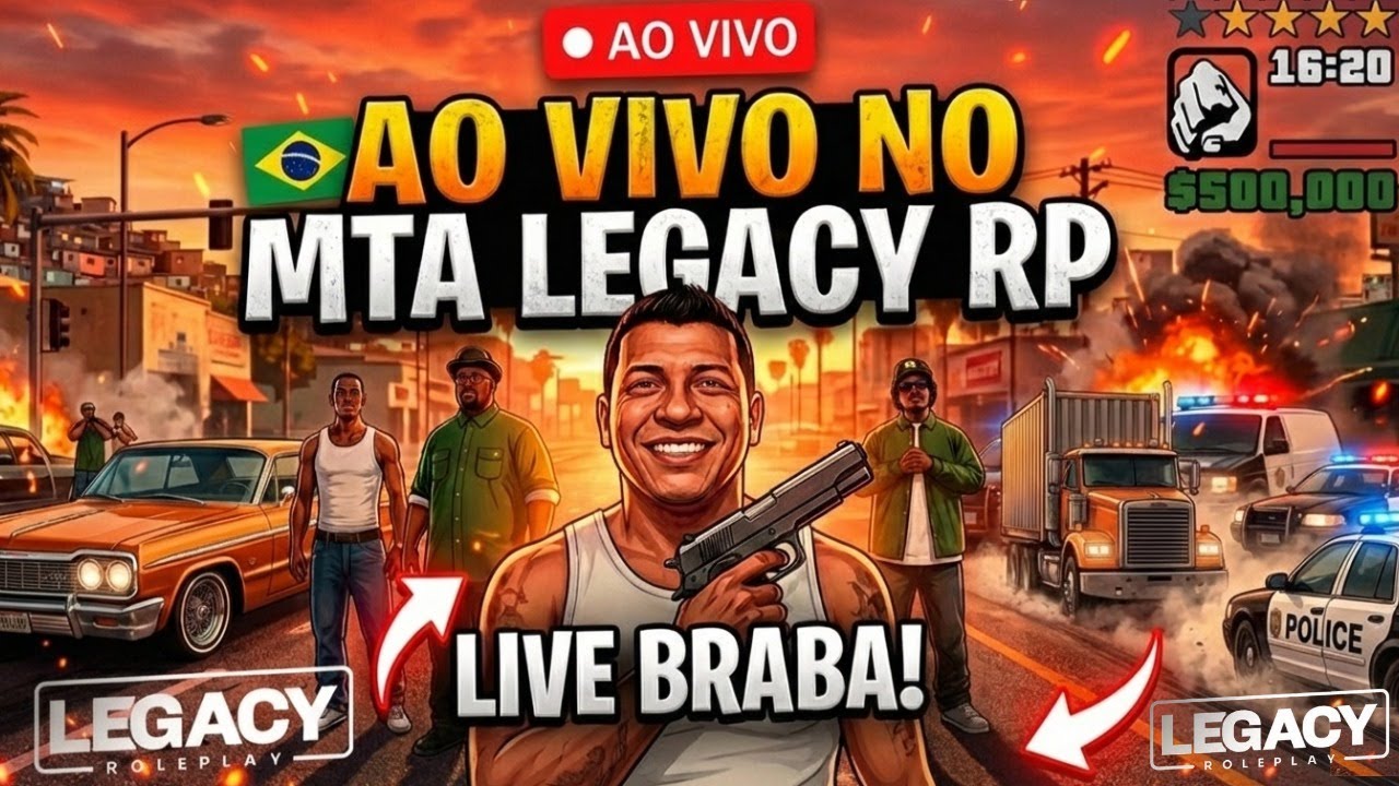 GTA MTA RP – FACÇÃO EM AÇÃO NO LEGACY ROLEPLAY!