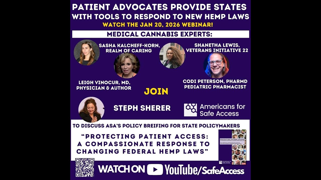 Medical Cannabis Stakeholders Call on States for a Compassionate Response to Changing Hemp Laws