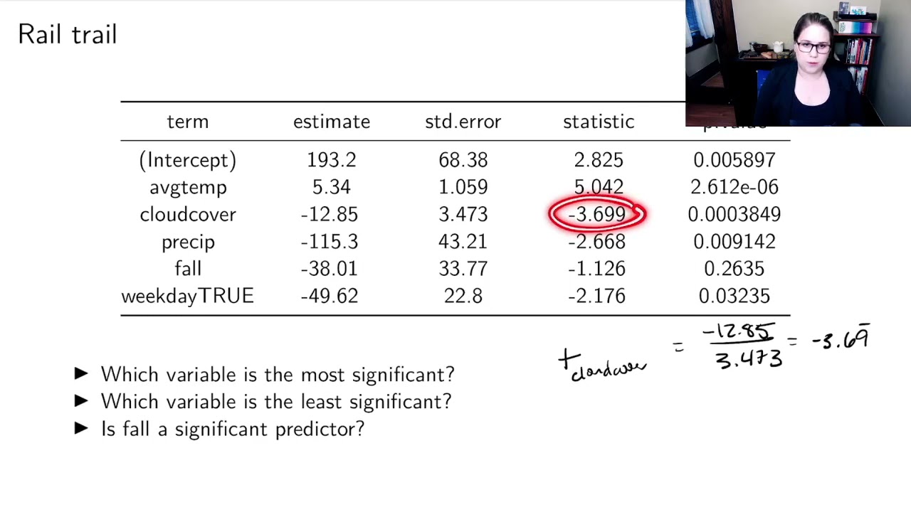 More multiple regression (2 of 2)