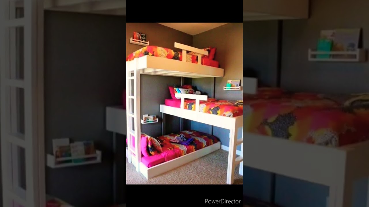 3 Beds in One Room Idea