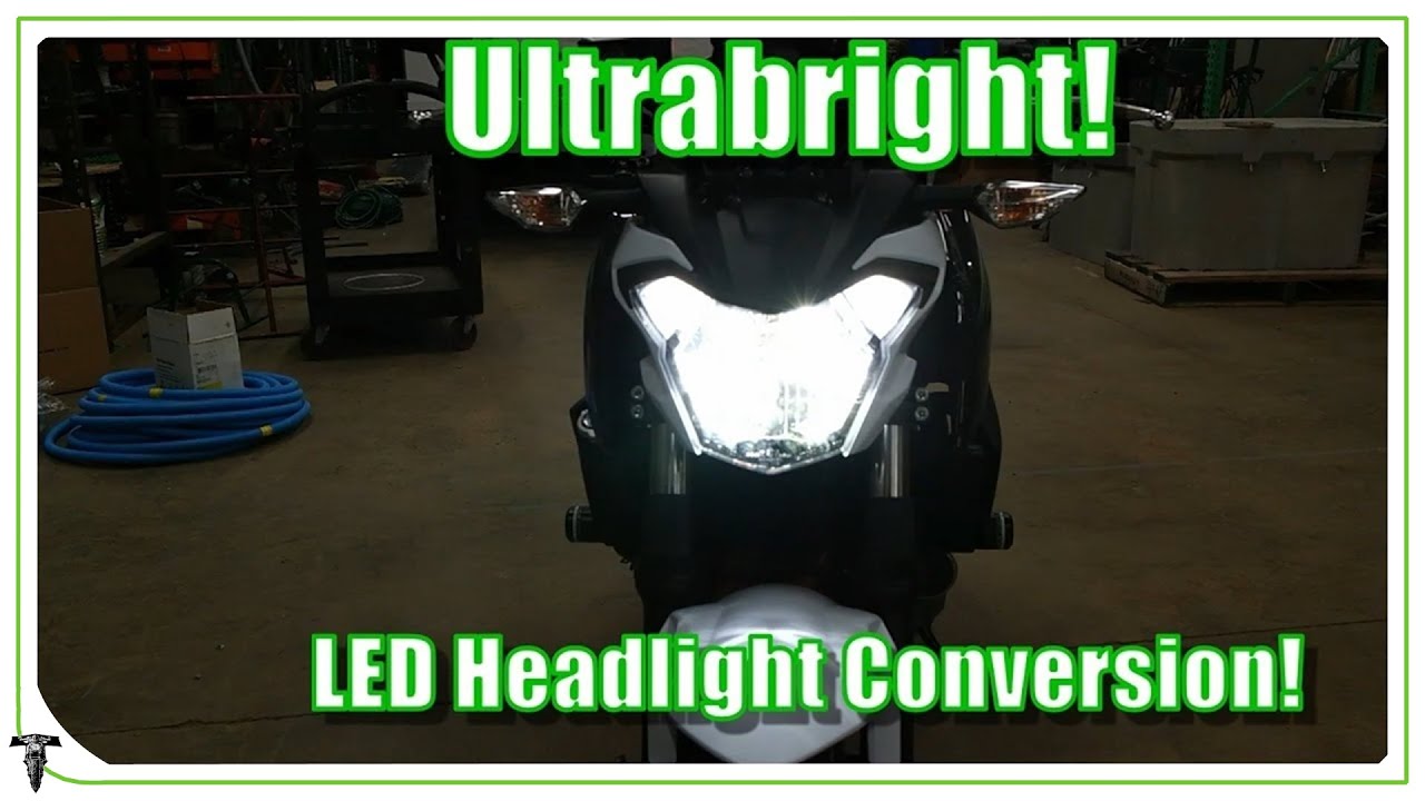 Kawasaki Z650 2017 года | Светодиодные фары | Фары и указатели поворота