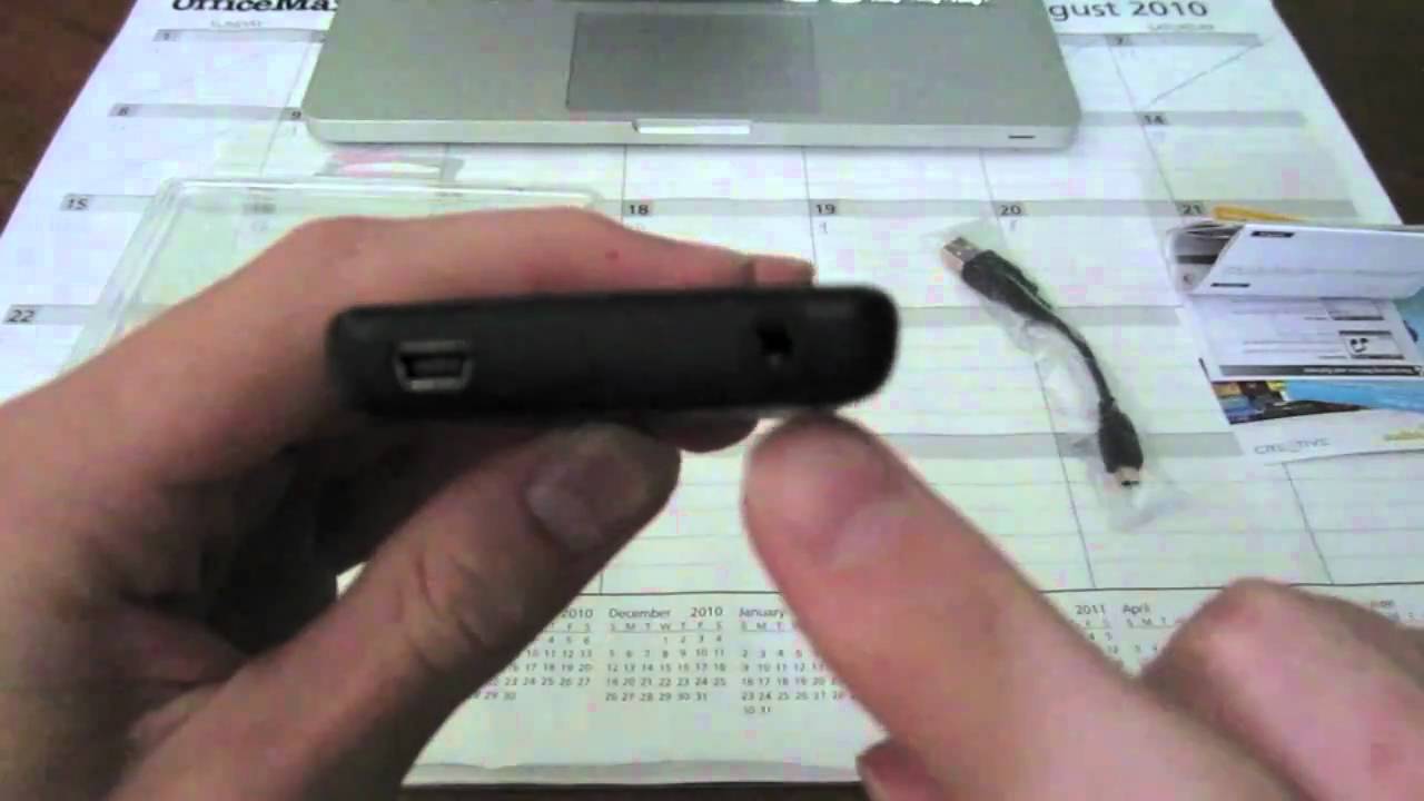 Creative ZEN MX 8 GB Unboxing