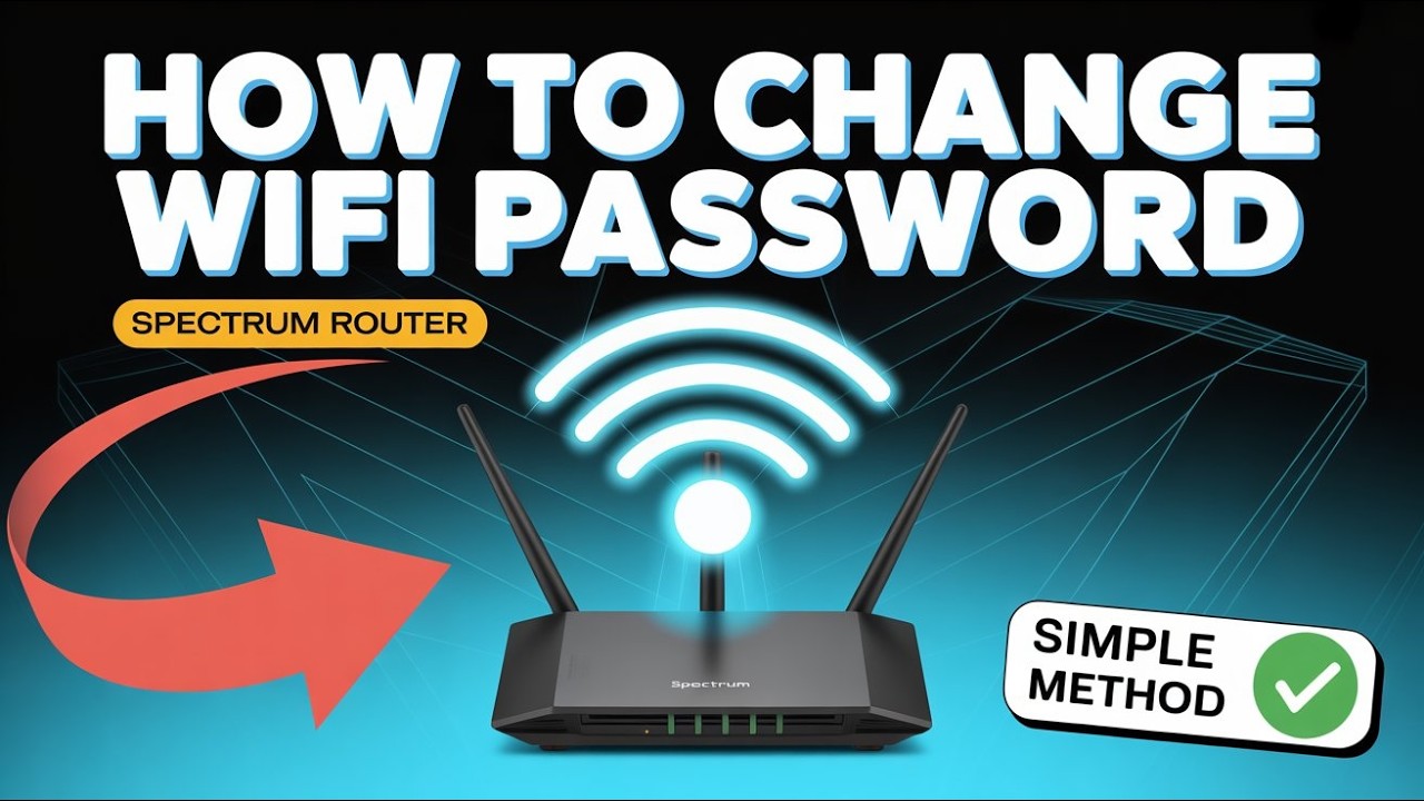 How to Change WiFi Password on Spectrum Router (Simple Method)