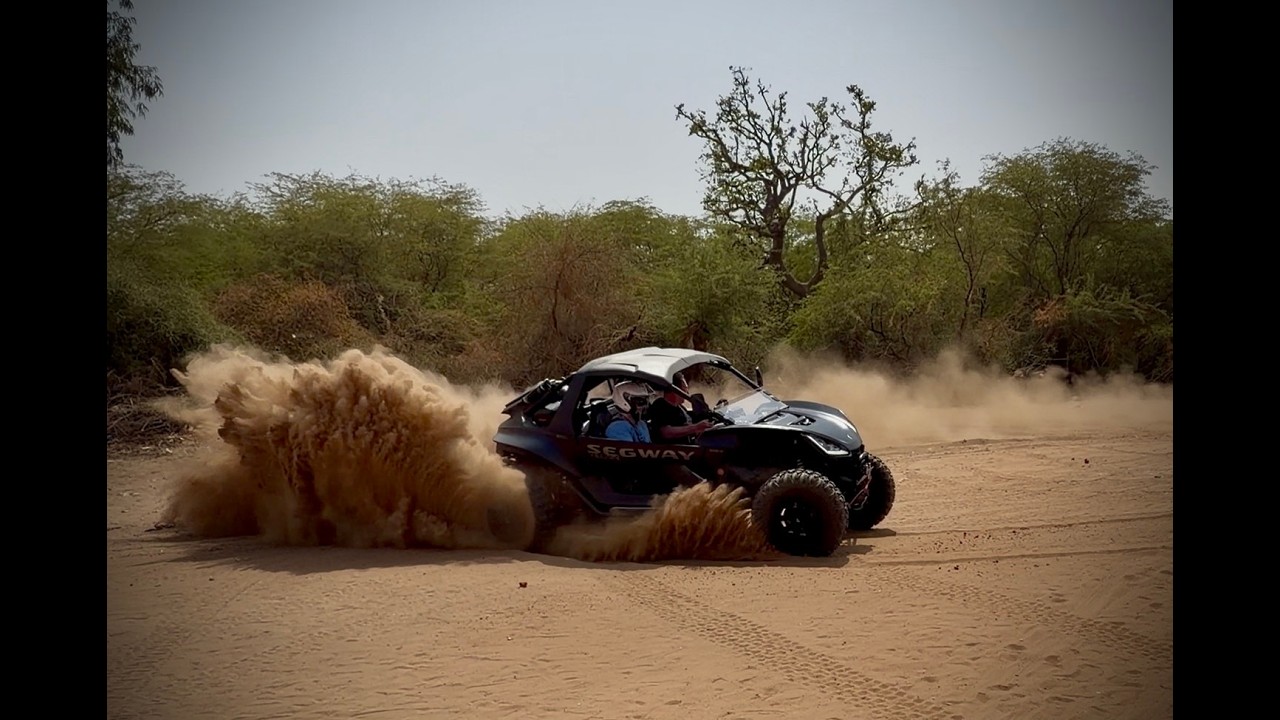 Segway Villain SX10 Trail Riding in Senegal Africa