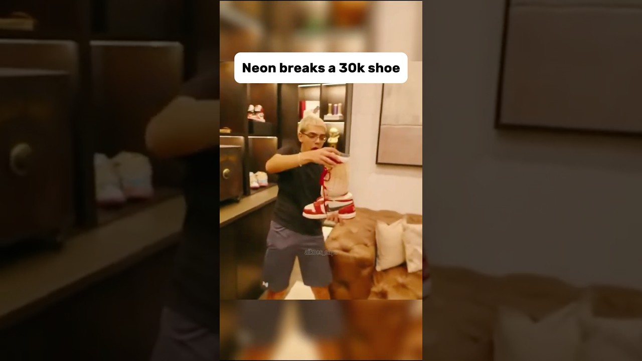 Neon Broke 30K Limited Edition Nike Shoes 🤣😂