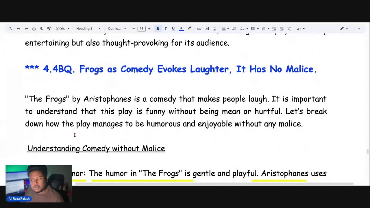 Classics in Translation | The Frogs