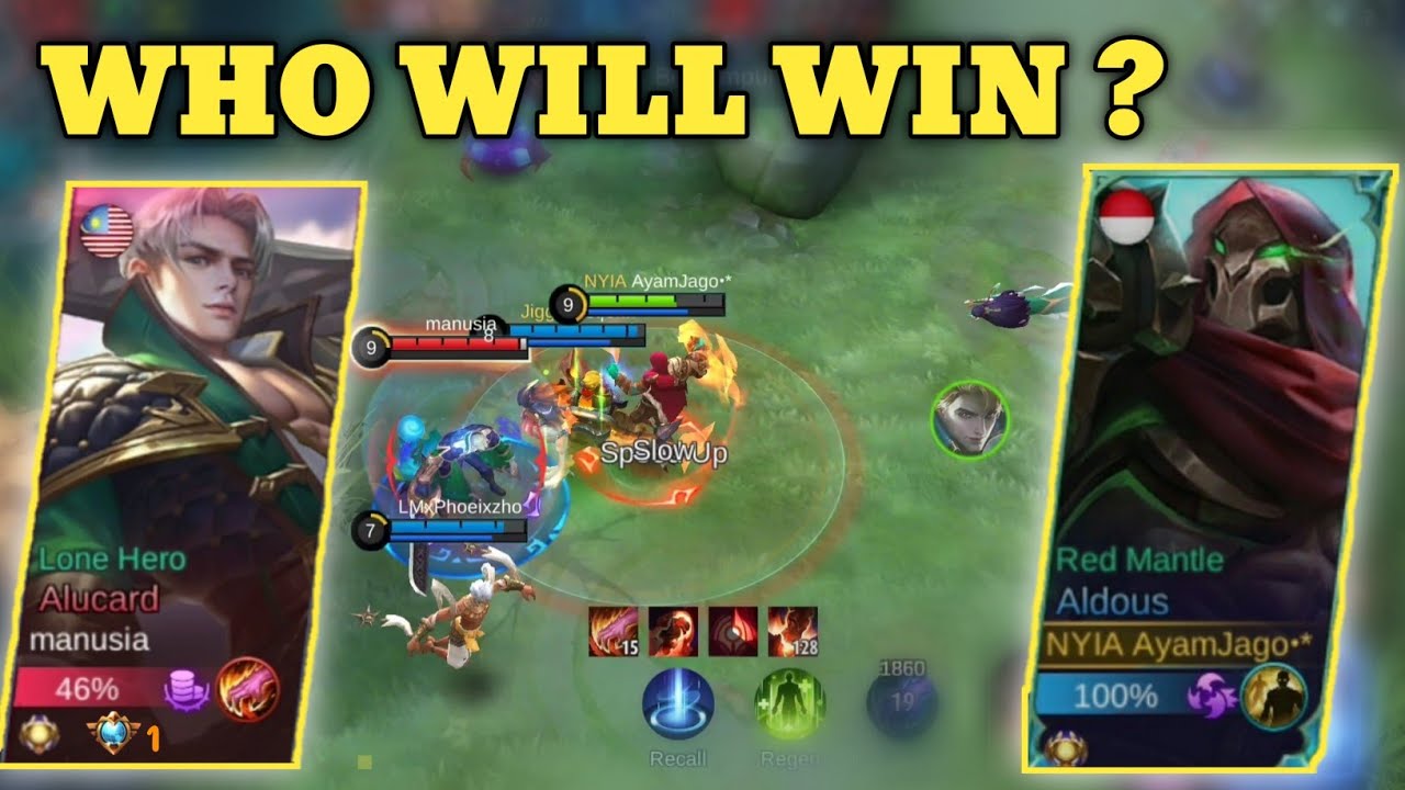 Aldous Vs Top 1 Global Alucard - Mobile Legends Bang Bang