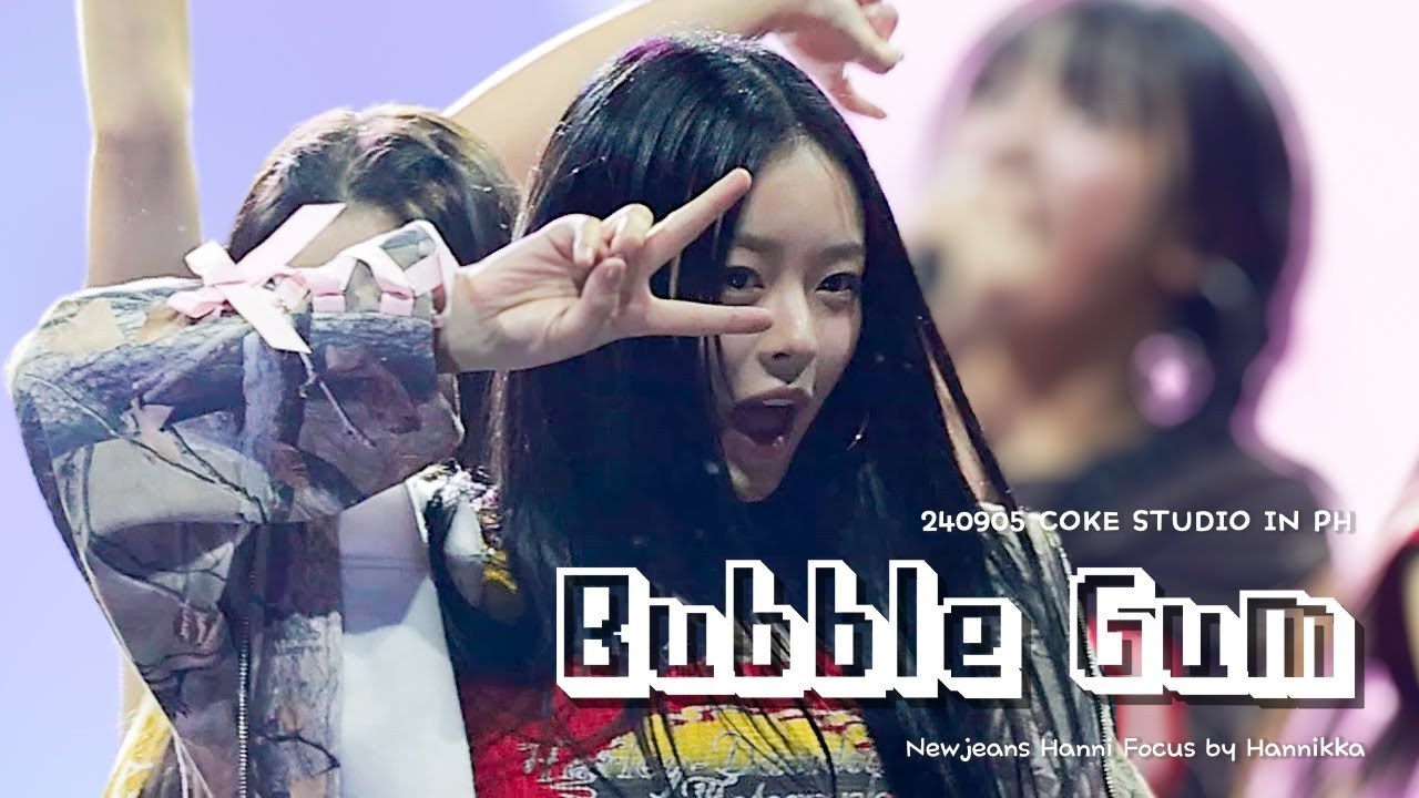 [4K] 240905 뉴진스 하니 NewJeans Hanni Bubble Gum 직캠 Fancam - Coke Studio in PH