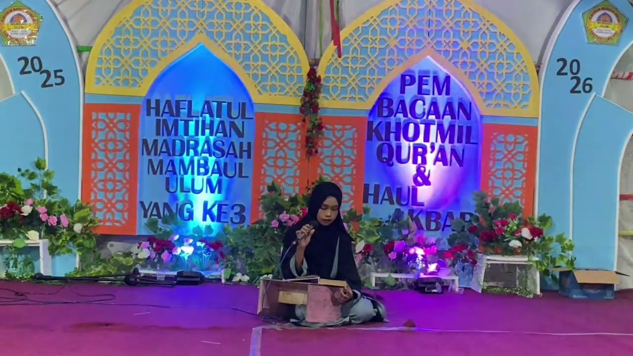 Pembacaan Qiroatul Qur'an & Pidato | Haflatul Imtihan Madrasah Mambaul Ulum Ke III