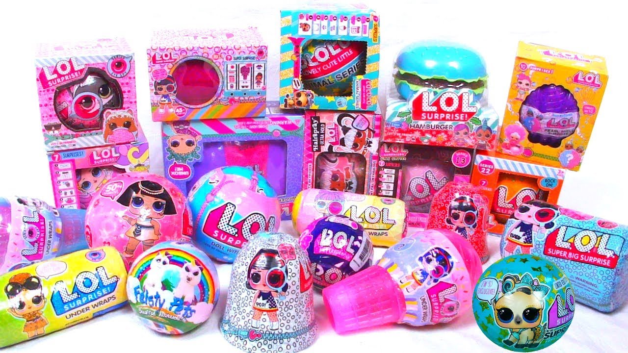 21 LOL Hairgoals UNDER WRAPS FASHION CRUSH UNICORN Чемодан 21 РАЗНЫХ ЛОЛ ШАРЫ Fake LOL Dolls LQL