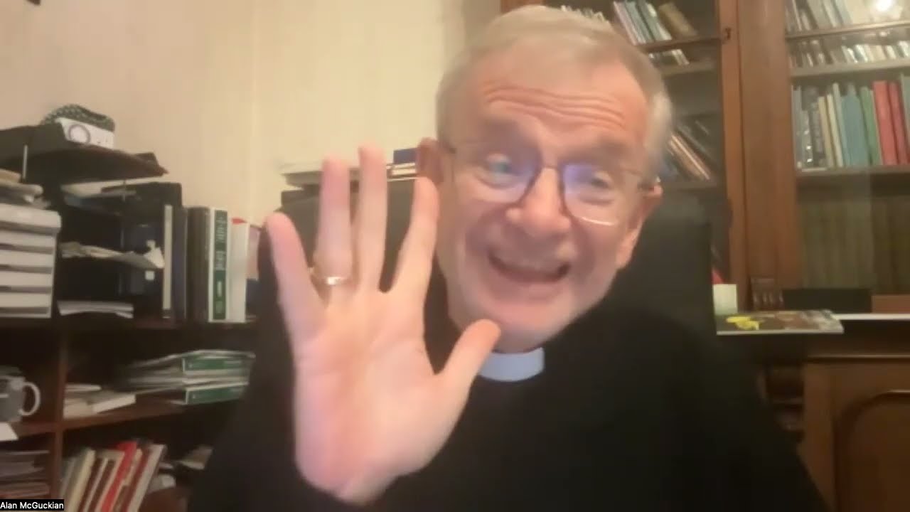 Bishop Alan McGuckian SJ in dialogue with Sr Denise Boyle about the Synod