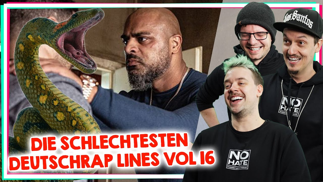 DAS ERSTE HAAR AM SACK! Die schlechtesten Deutschrap-Lines - Vol. 16 [React]