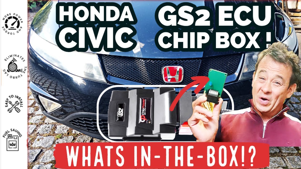 Honda Civic ECU Chip Tuning GS2 Box '😵Whats inside!' +OBD2 Bluetooth Fault Code Reader