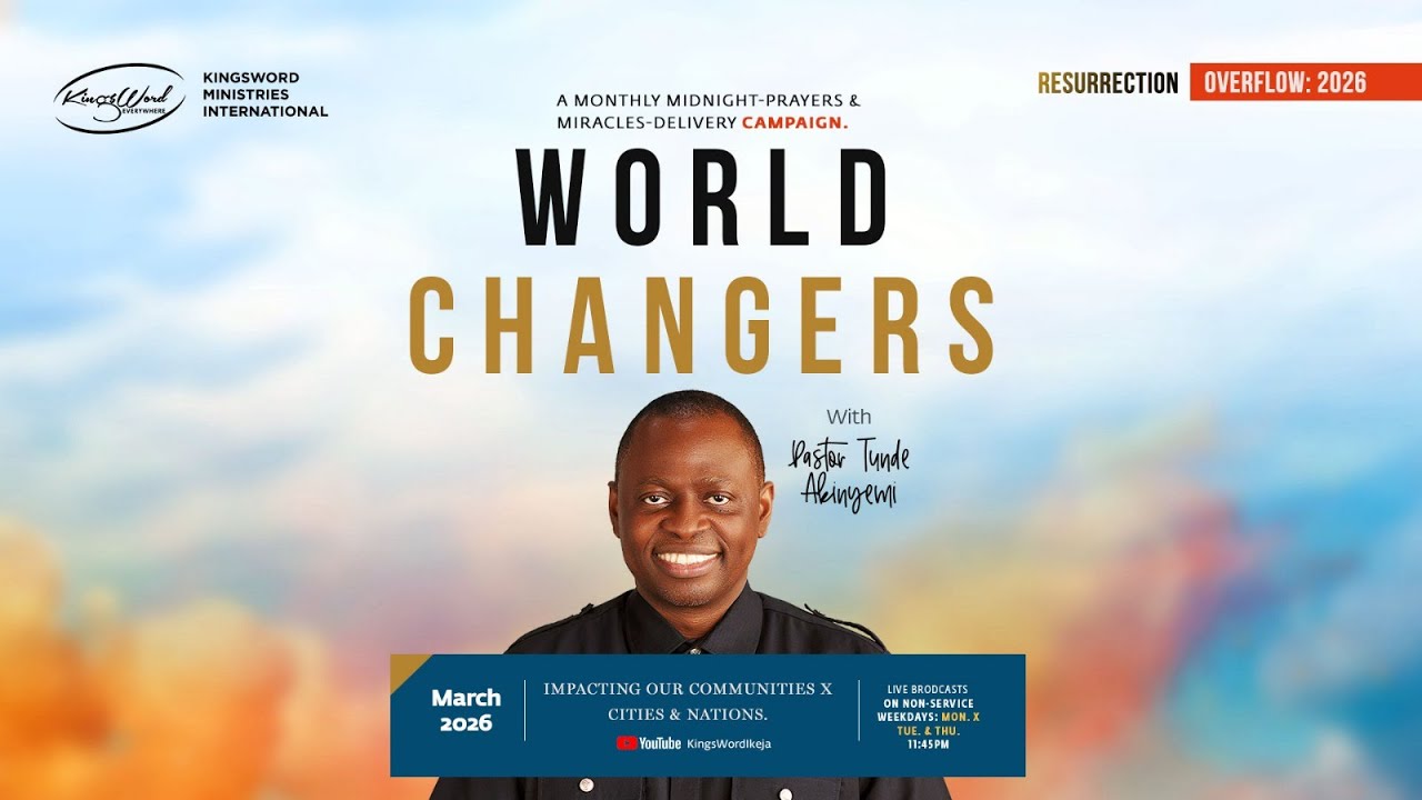 Day - 12 of 31. World Chagers: Miracles-delivery Midnight Prayers. 12th March, 2026