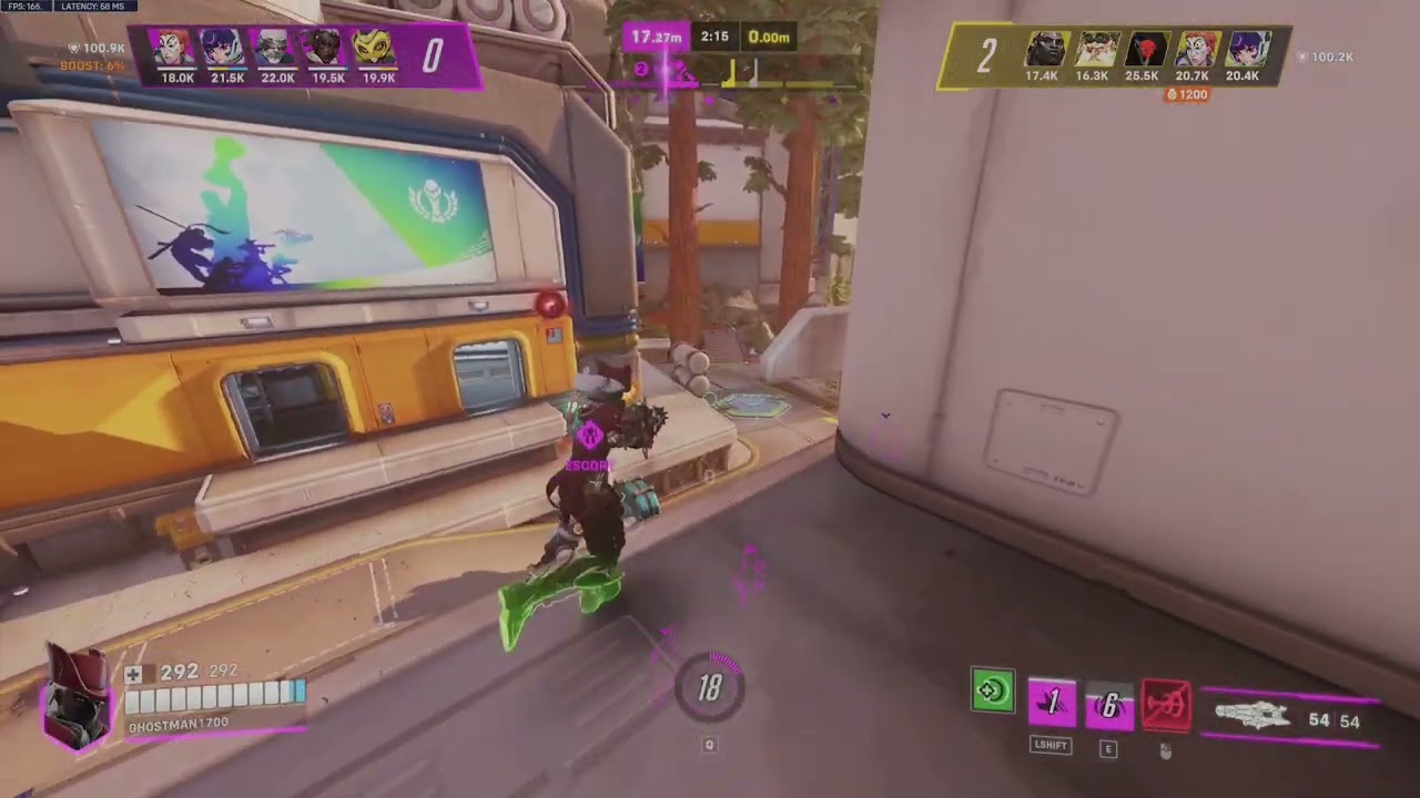 Playing ashe and sojourn in Overwatch 2 Stadium Ranked 