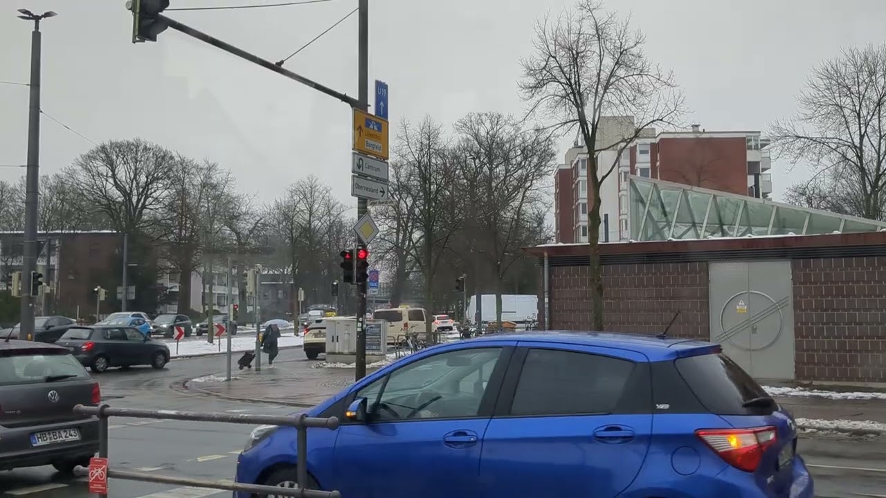 City Bus Ride in Winter | POV Passenger View  #PublicTransport# BusRide# WinterCity #AmbientSounds