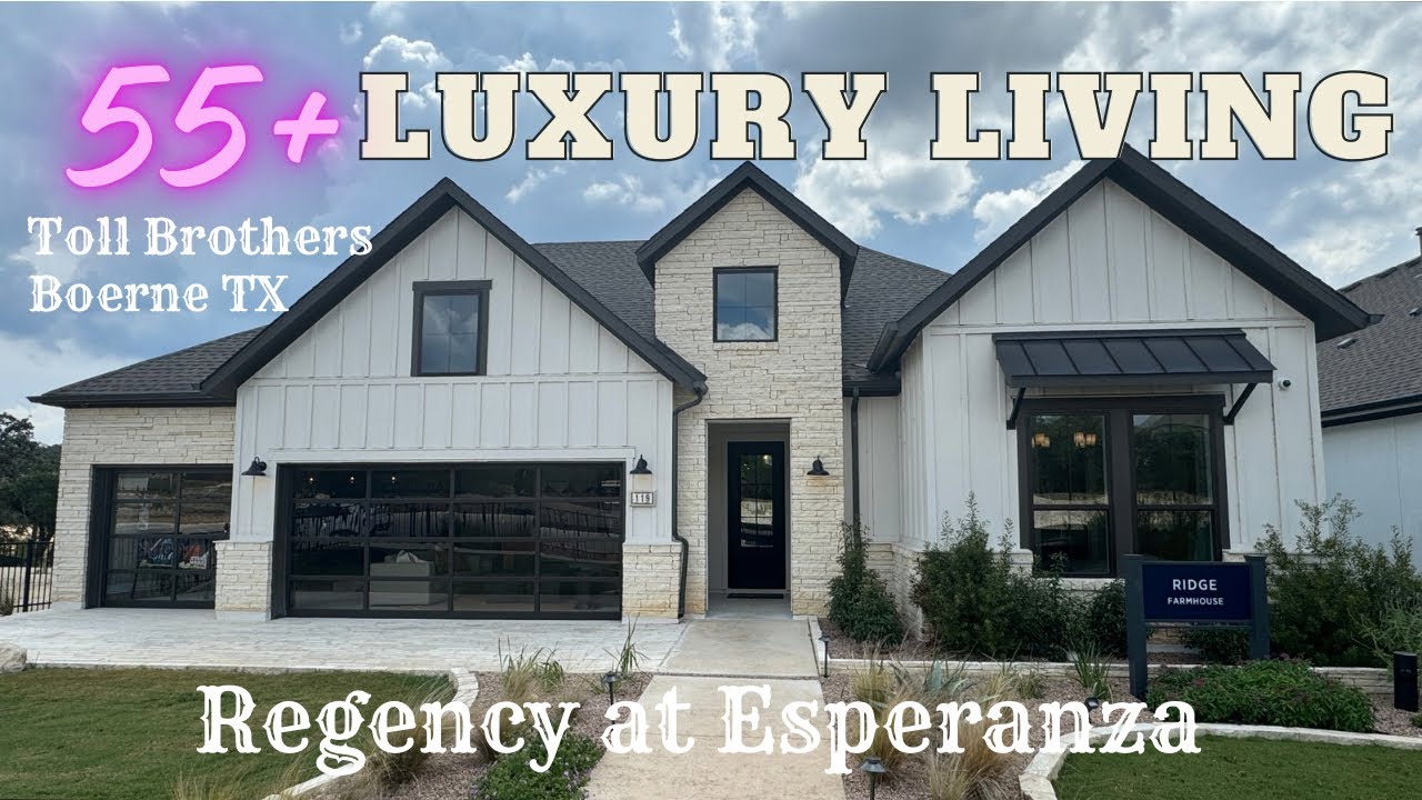 New Construction, Luxury 55+ , Regency at Esperanza, Boerne Tx