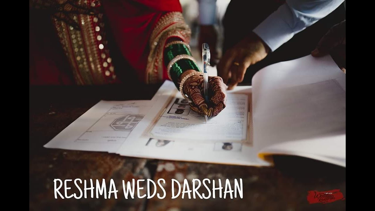 New Concept | Wedding FIlm | Reshma & Darshan | Court Marriage