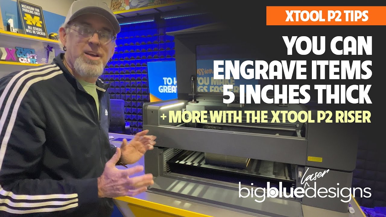 Intro to the XTool P2: You Can Engrave Thicker Items Up to 5 Inches and More!