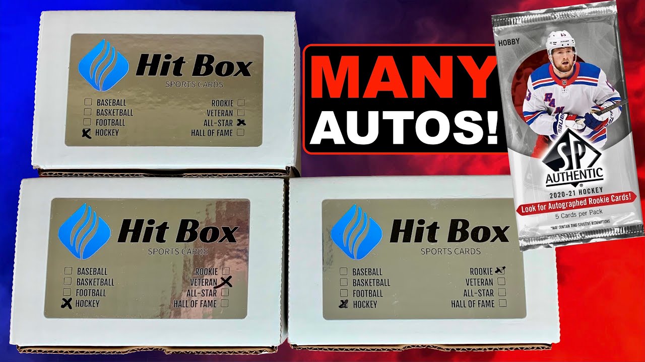 HUGE LINEUP RETURN! - Opening The Hit Box Sports Cards Hockey Card Subscription Boxes February 2024