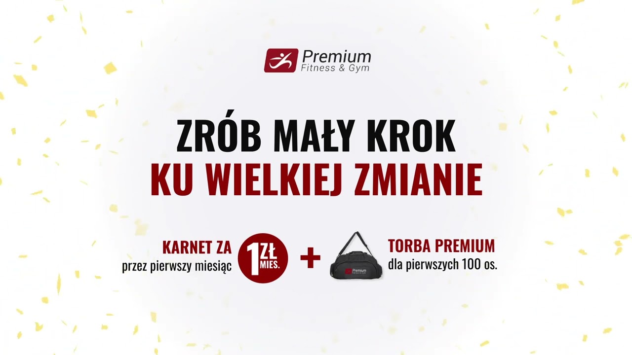 Zr&oacute;b mały krok ku wielkiej zmianie! -  Premium Gym