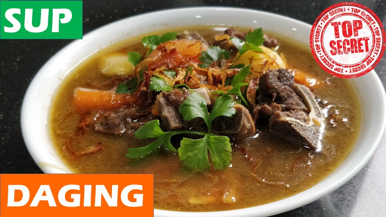 Resepi Sup Daging Simple