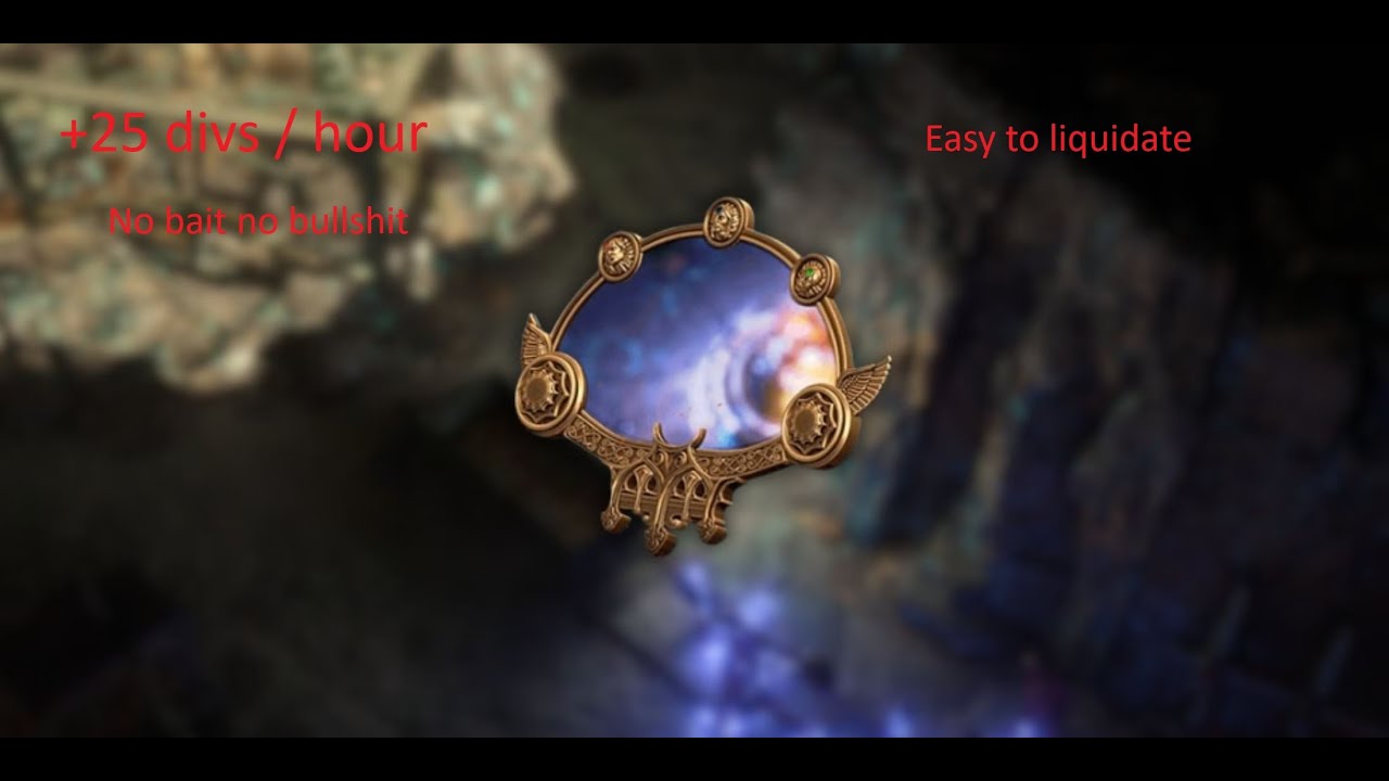 Path of Exile 3.27 low invest farming strategy 25 div+ hour farm a mageblood every day !