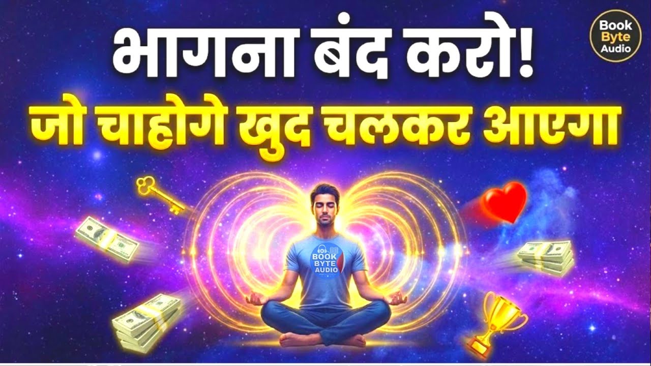 भागना बंद करो, जो चाहोगे खुद चलकर आएगा! | Don't Chase, Only Attract (Audiobook Summary)