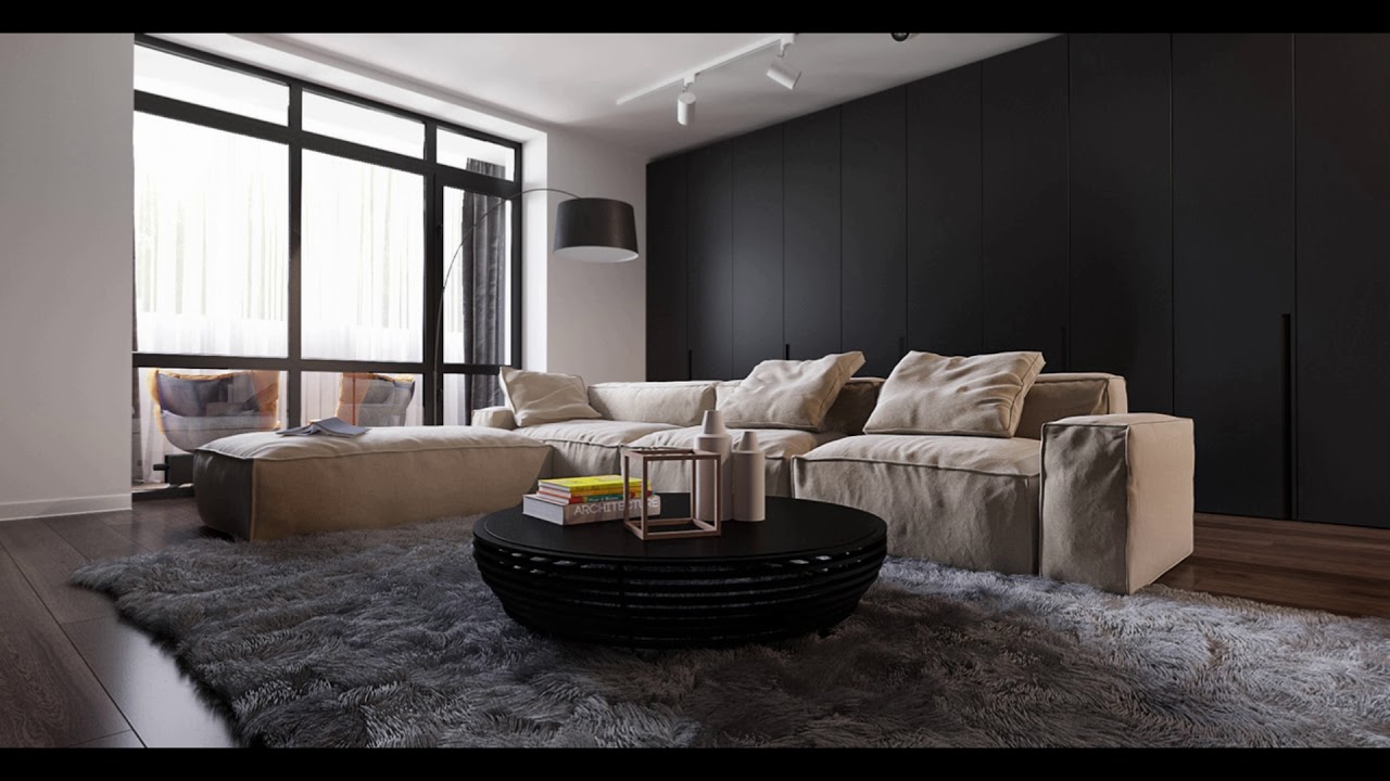Dark  Interiors Design Apartment Tour
