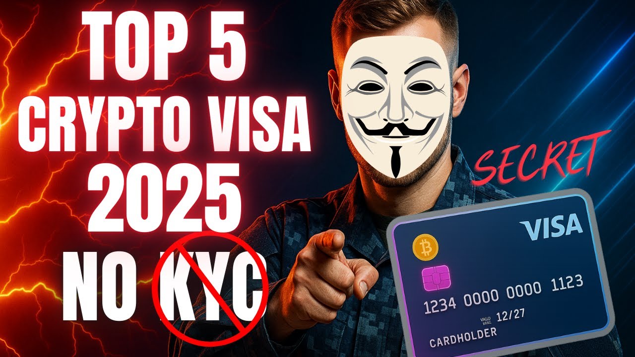Top 5 No-KYC Visa Karten 2025 💳 Anonym & sicher mit Krypto zahlen (ohne Verifizierung) #4