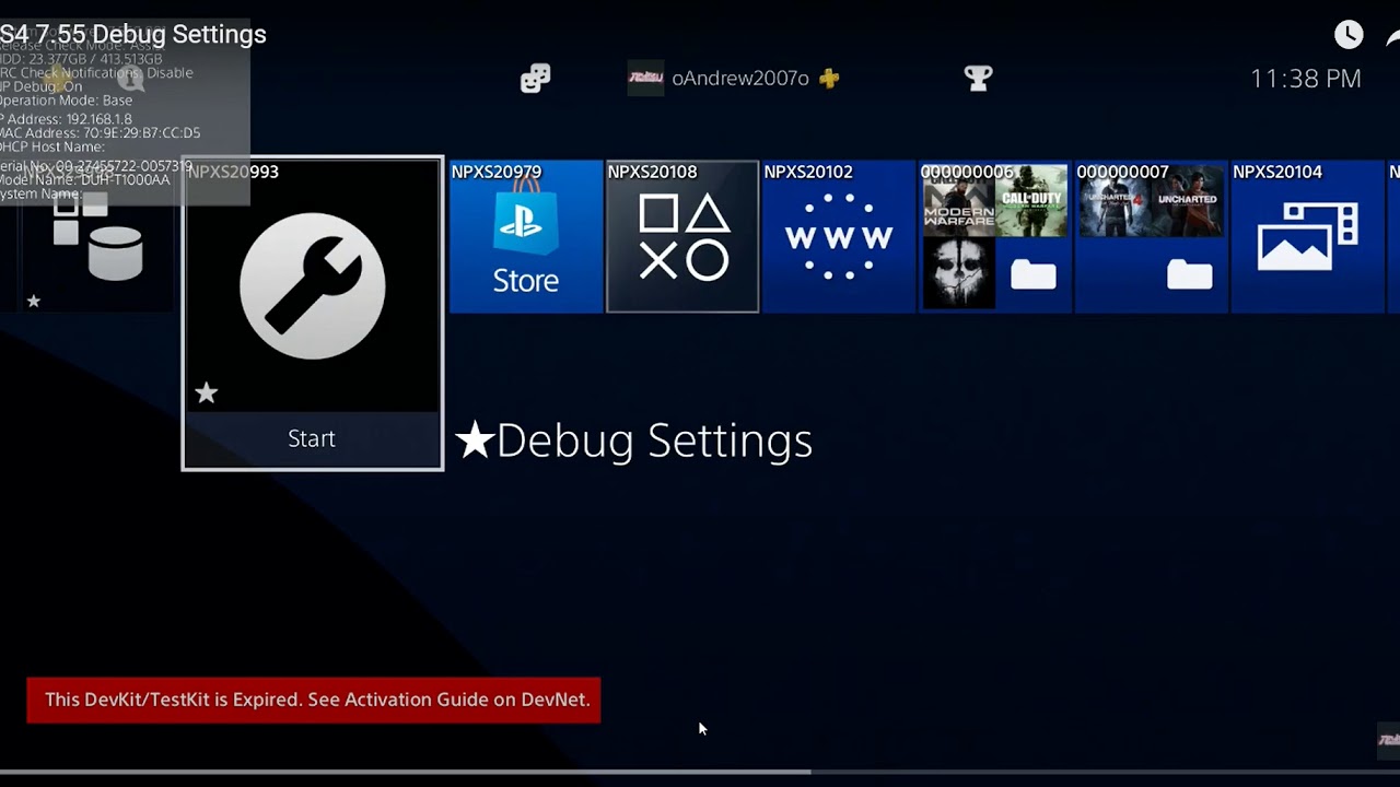 Playstation 4 Testkit Users Only | How To Get PS4 Update 7.55 For Your Testkit