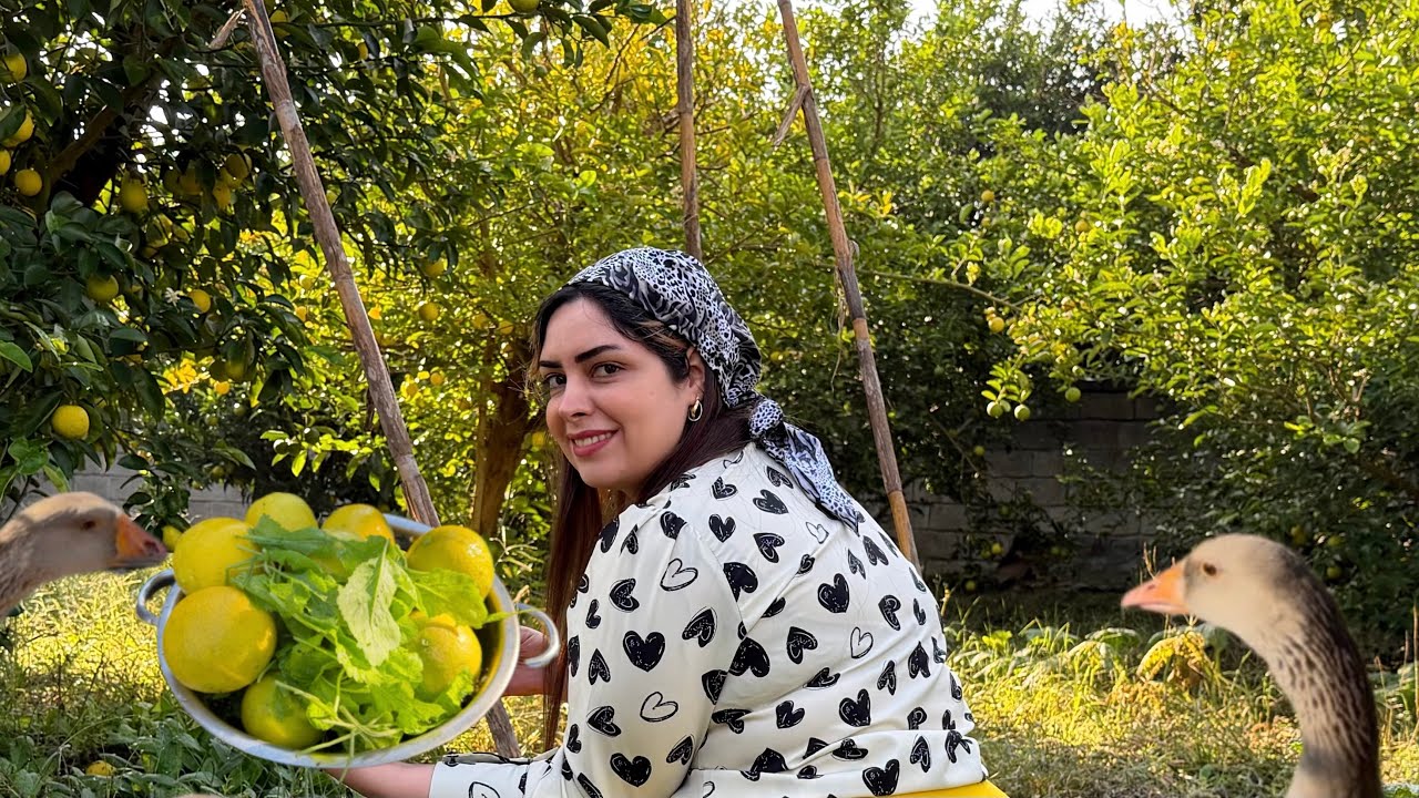 Rural Life |Cooking Traditional Iranian Village Food with chicken 🌿🍲