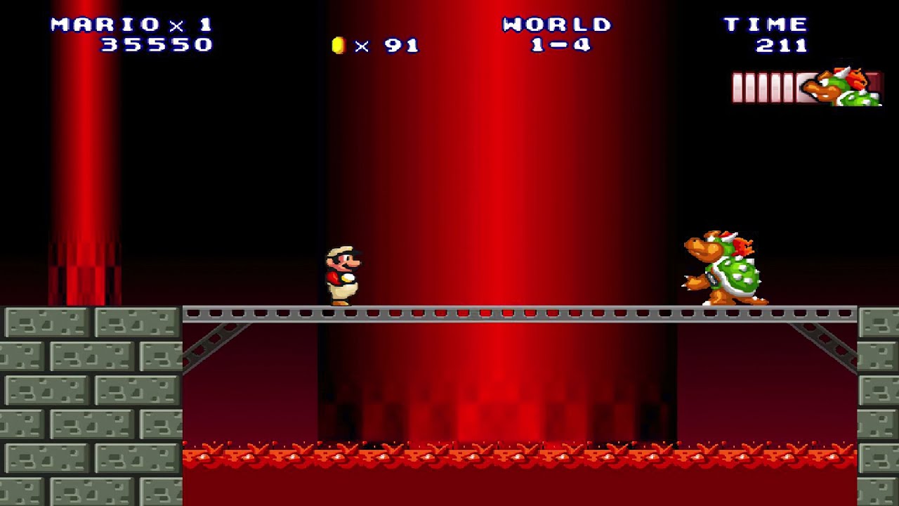 Mario Forever -  Bowser Battle (Reversed)