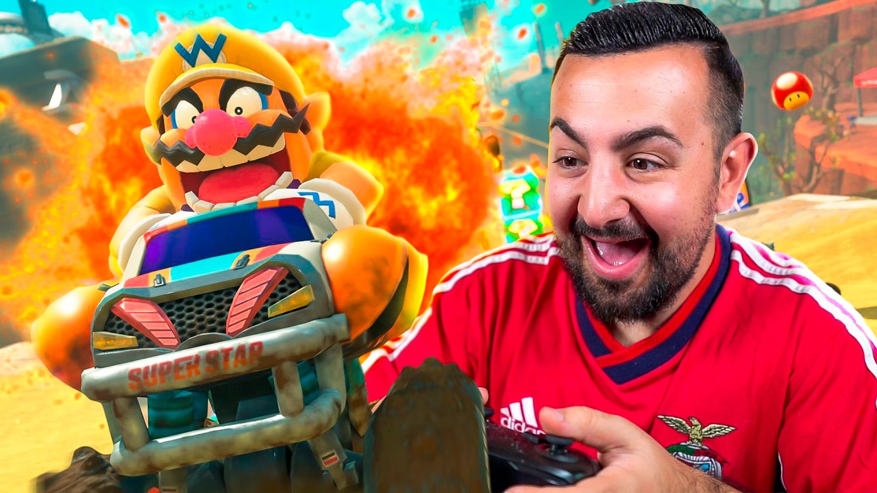 PAPI GAVI JUEGA por PRIMERA VEZ a MARIO KART WORLD en SWITCH 2