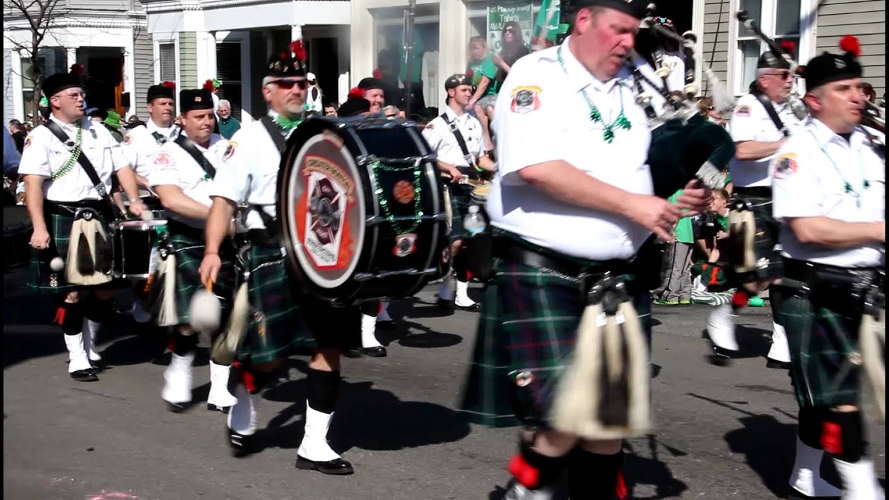 Greater Boston Firefighters Pipes & Drums St. Patty's 2012.MOV