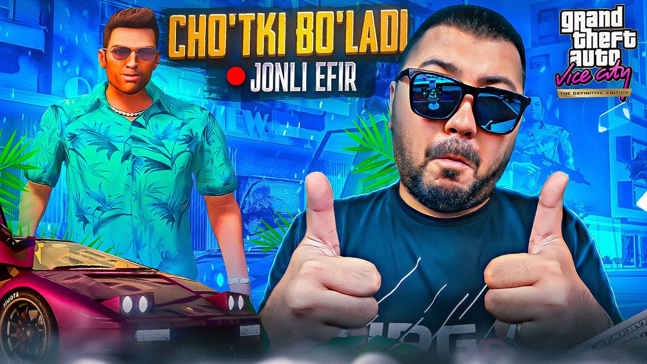 GTA VICE CITY / CHOTKI BO'LADI / JONLI EFIR
