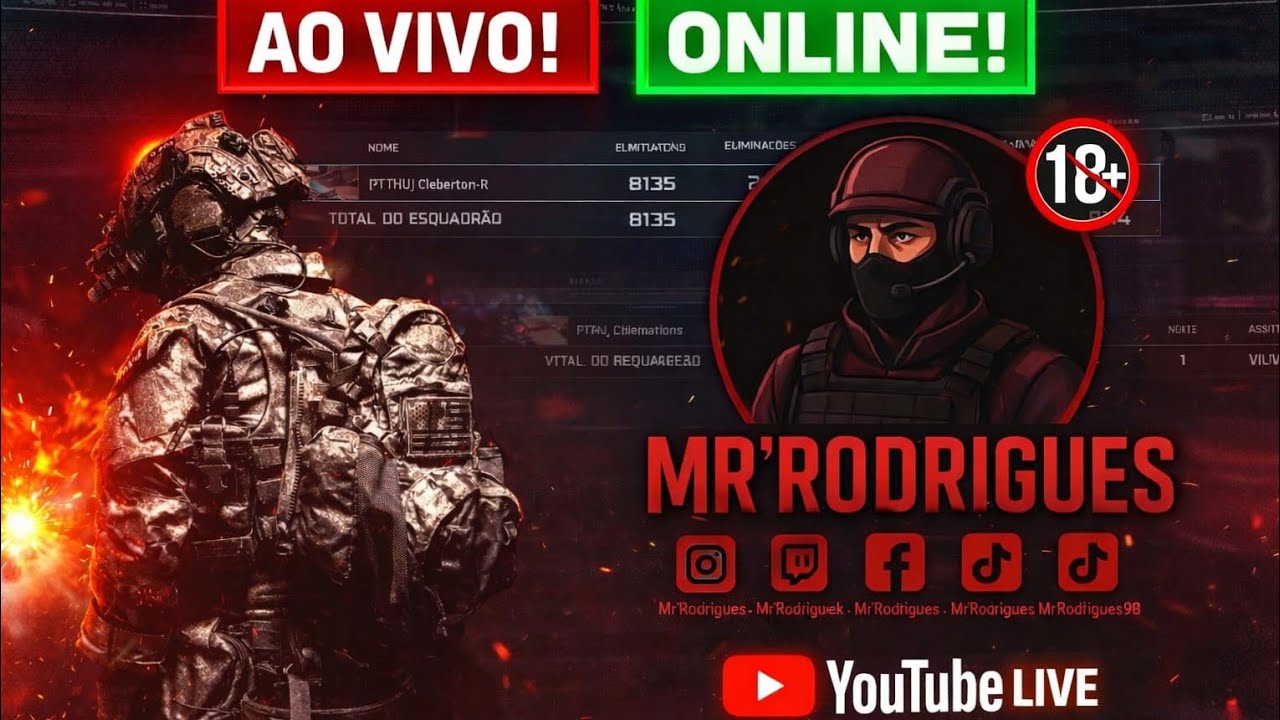 🚨AO VIVO: GUERRA TOTAL NO WAZONE⚔️ Lobby em chamas ,solo wipe e tiro na cabeça|Mrrodrigues