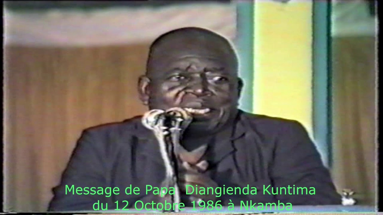 Message de Papa Diangienda Kuntima 12 Oct 1986 à Nkamba. Il explique 5 Cantiques Kimbanguiste