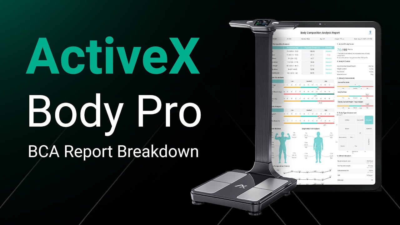 How to Read Your Body Composition Report | ActiveX Body Pro Scan Report Guide