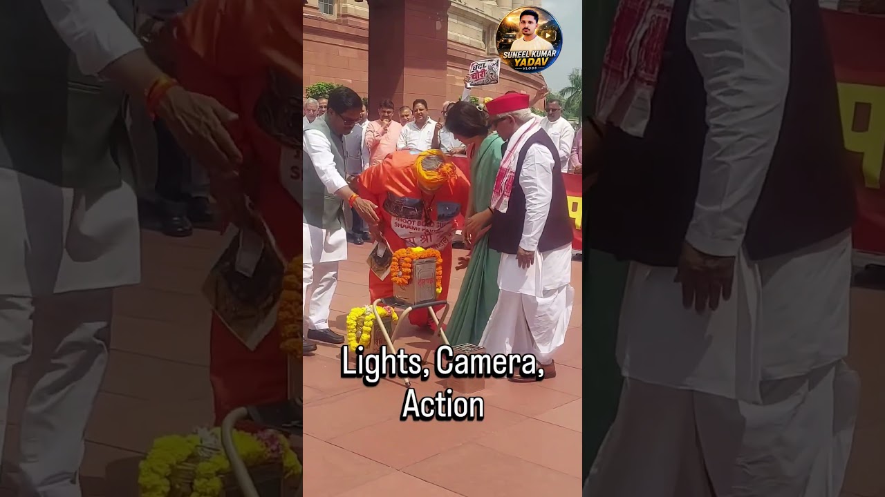 Lights, Camera, Action#Parliament #31july #akhileshyadav #trending #samajwadiparty #latestnews