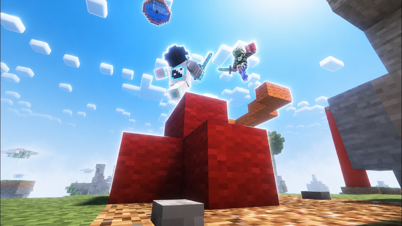Can I Win This INSANE Match minecraft bedwars ?! Intense match to win.....