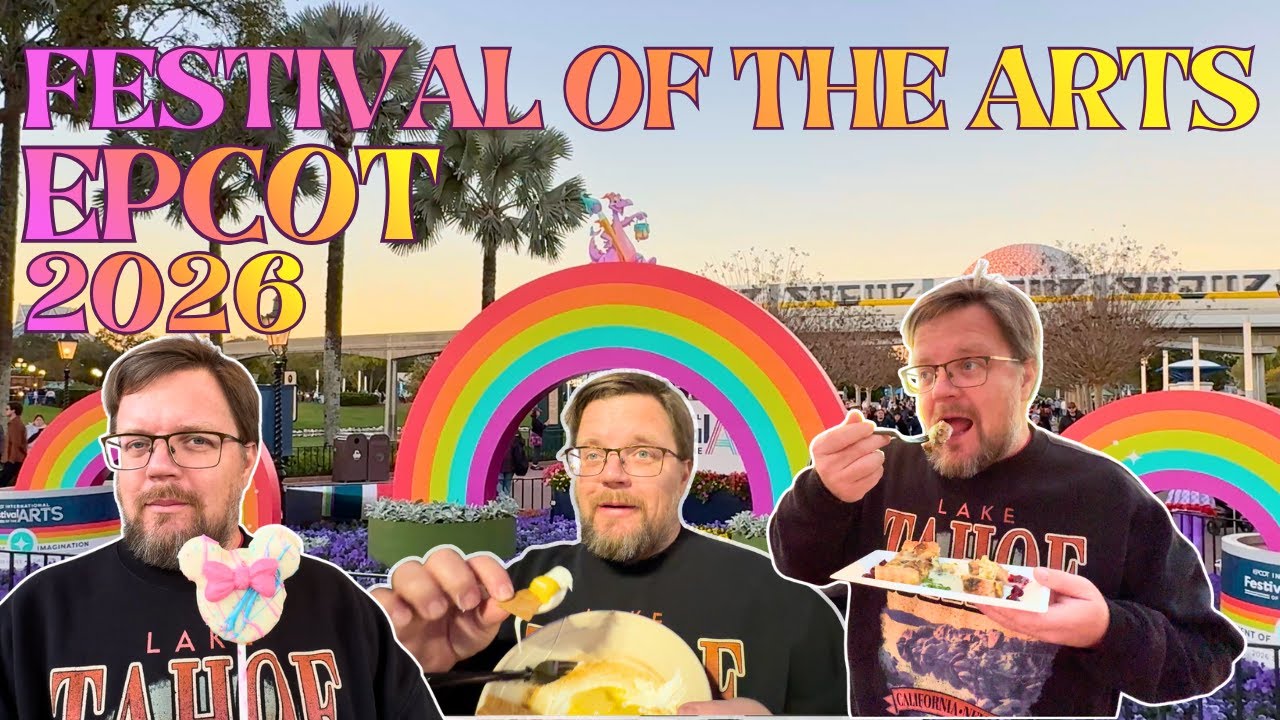 EPCOT Festival of the Arts 2026 Opening Day | Sold Out, Amazing Food & a Ride with Fireworks 🎆🍽️