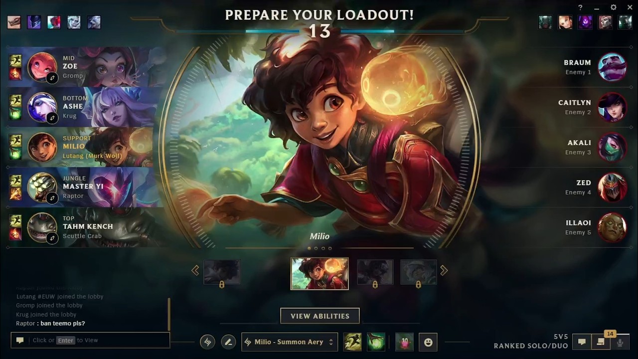 League of Legends: support Milio with adc Ashe - Game 47