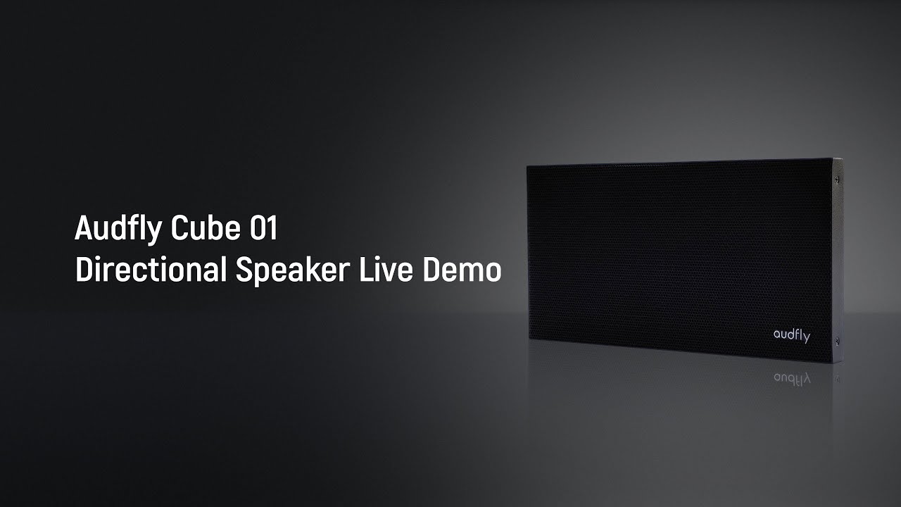 Audfly Cube-01 Directional Sound Speaker | Live Demo