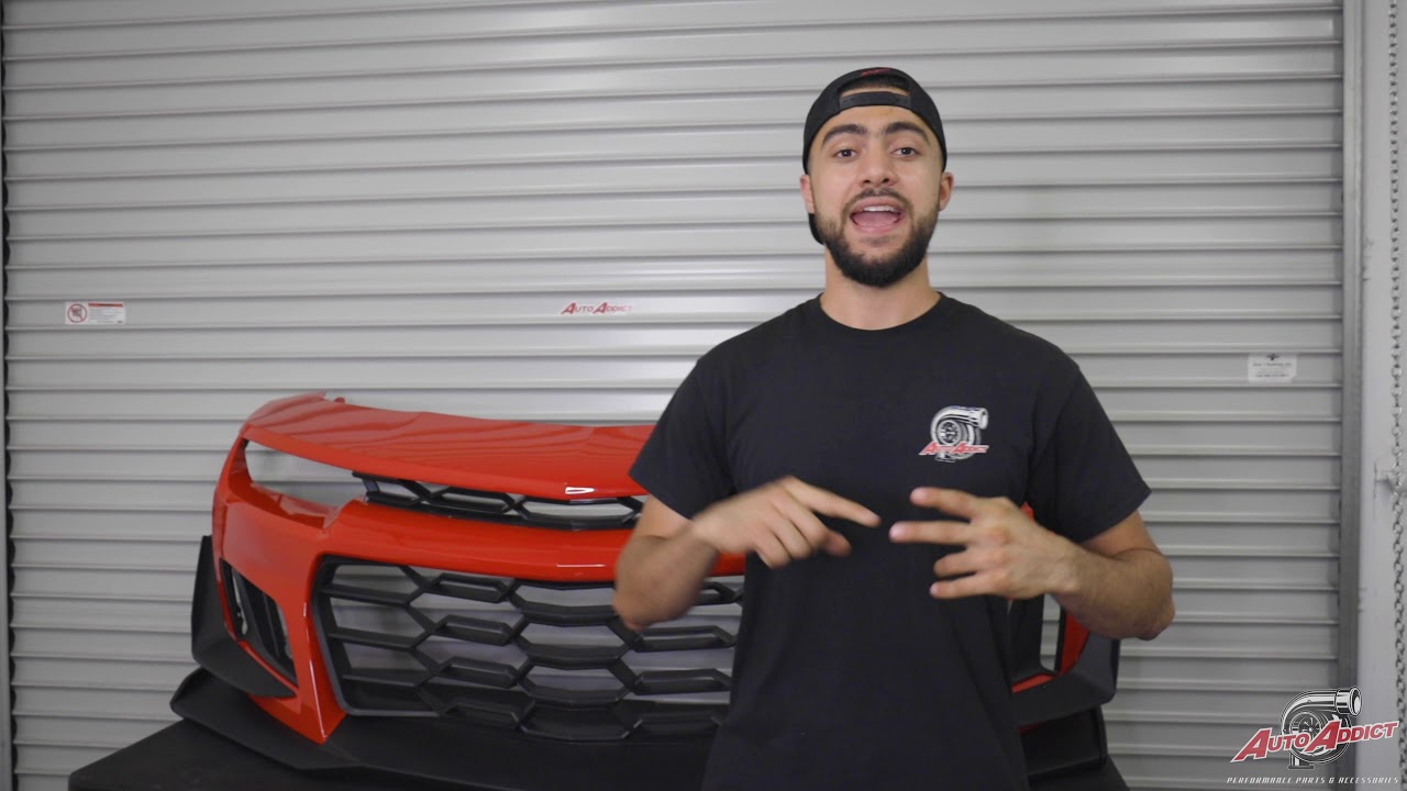 Сборка и покраска бампера Camaro Zl1/ZL1 1LE 2010–2023 годов! // Завершите оформление передней ча...