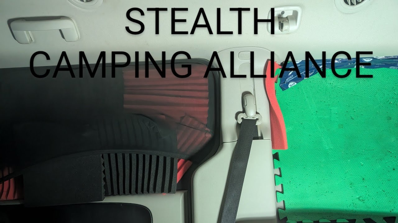 CAR STEALTH CAMP CHALLENGE.#stealthcampingalliance #CARSTEALTHCAMP 🚙🚗
