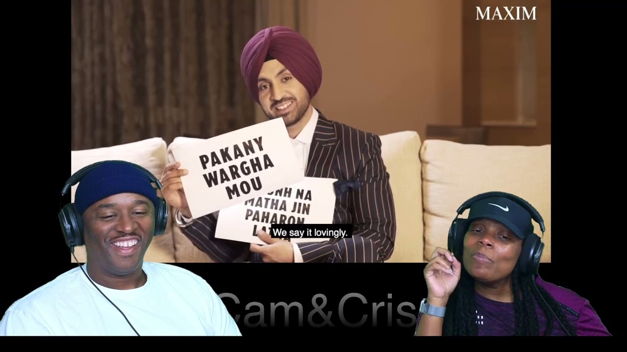Learn Punjabi Slang With Diljit Dosanjh !!REACTION!!