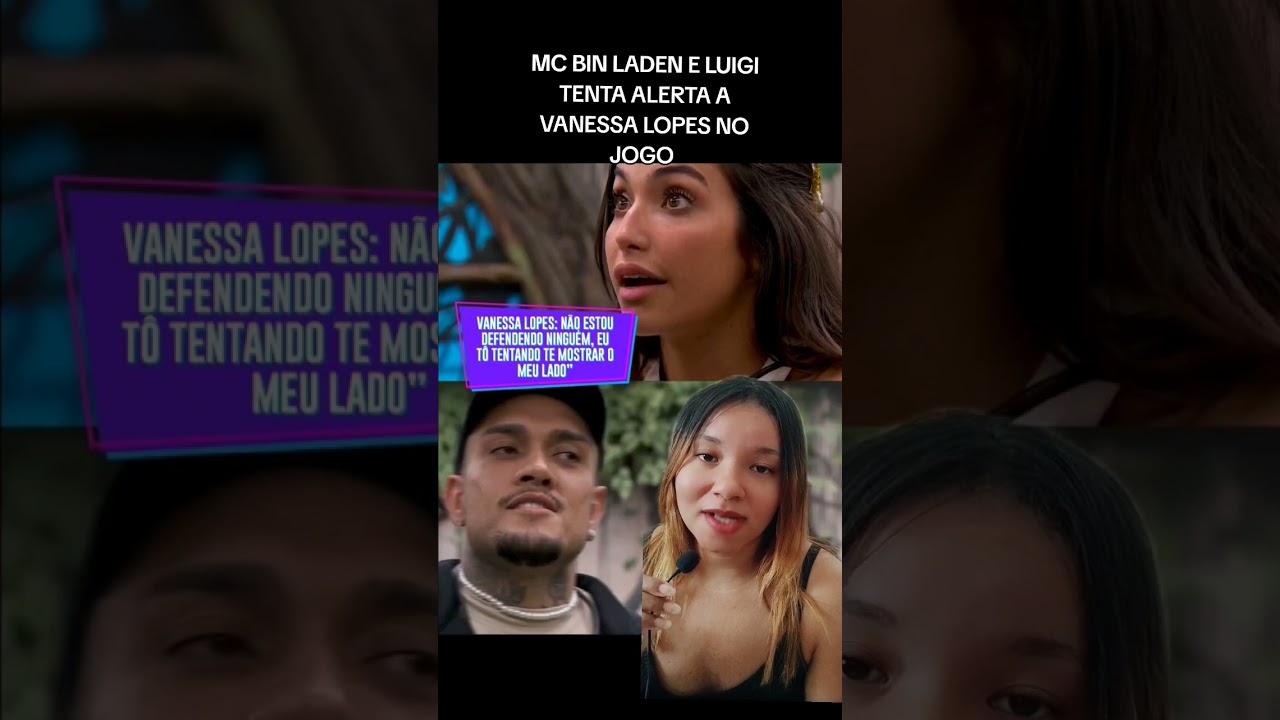 MC bin Laden tenta alertar Vanessa Lopes #bbb #bbb24 #famosos