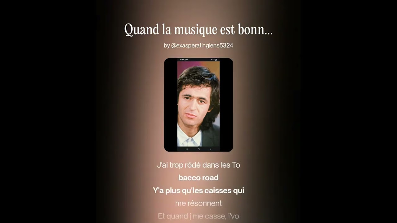 Quand la musique est bonne Jean-jacques goldman Remix 